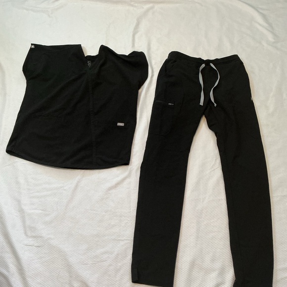 Figs Other - Figs Technical Collection Black Scrub Top